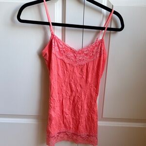 Maurices Coral Lace Accent Cami